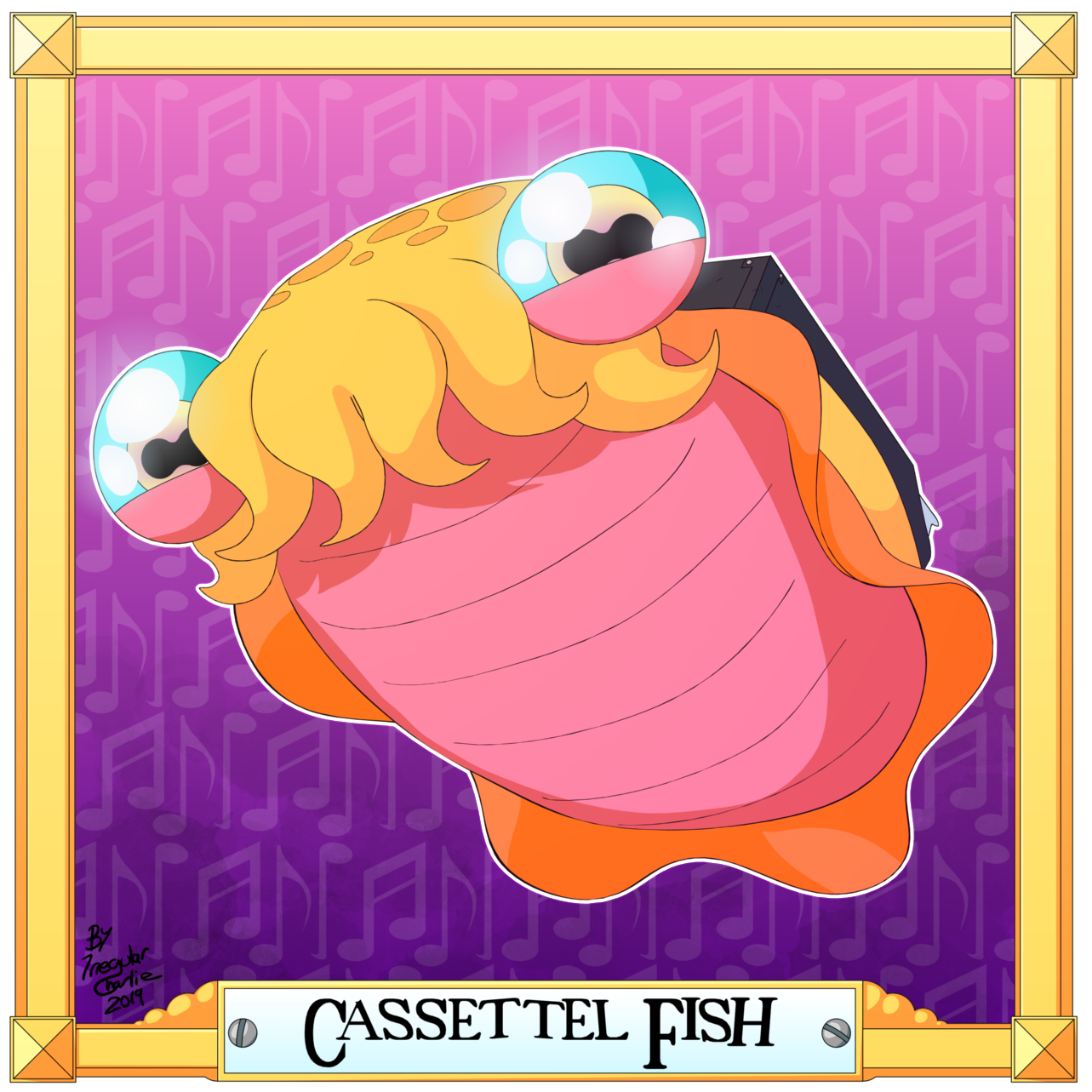 Mrs CassettelFish framed Picture