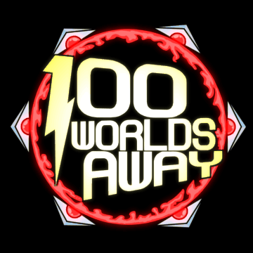 100 Worlds Away: animated logo 1