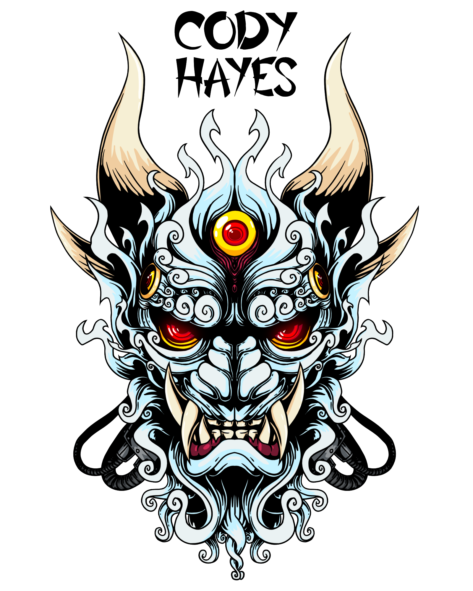 Cody Hayes Oni-Mask Logo